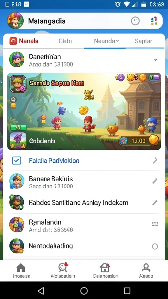 Sistem penghargaan yang memotivasi untuk terus bermain.
