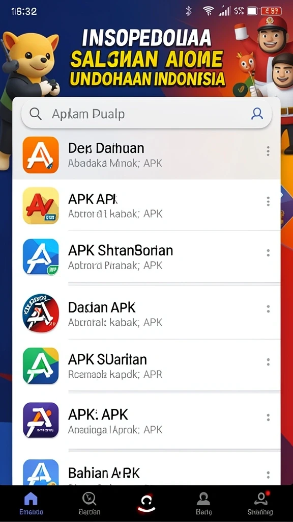 Tampilan awal permainan yang menarik dan interaktif.