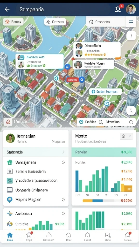 Tampilan utama yang menarik dan mudah dinavigasi.