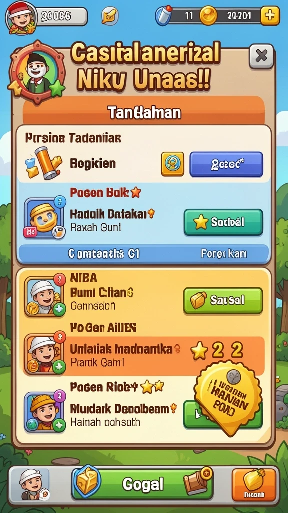 Sistem reward yang menguntungkan untuk semua pemain.