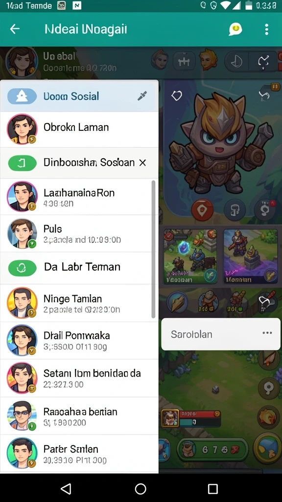 Tangkapan layar aksi seru saat bertempur dengan musuh.