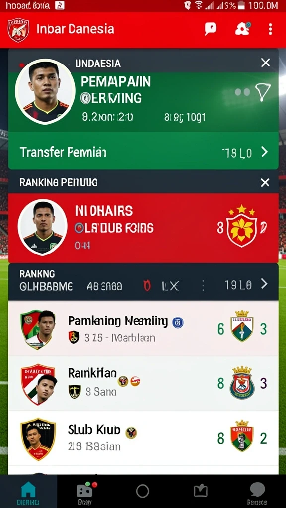 Tampilan antarmuka yang user-friendly dan intuitif.