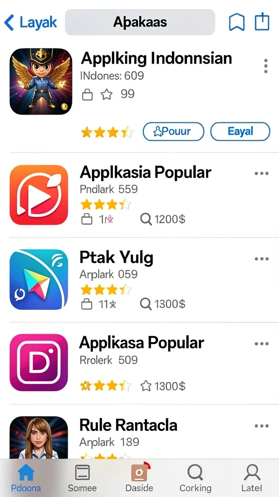 Beragam pilihan permainan yang membuat tidak mudah bosan.