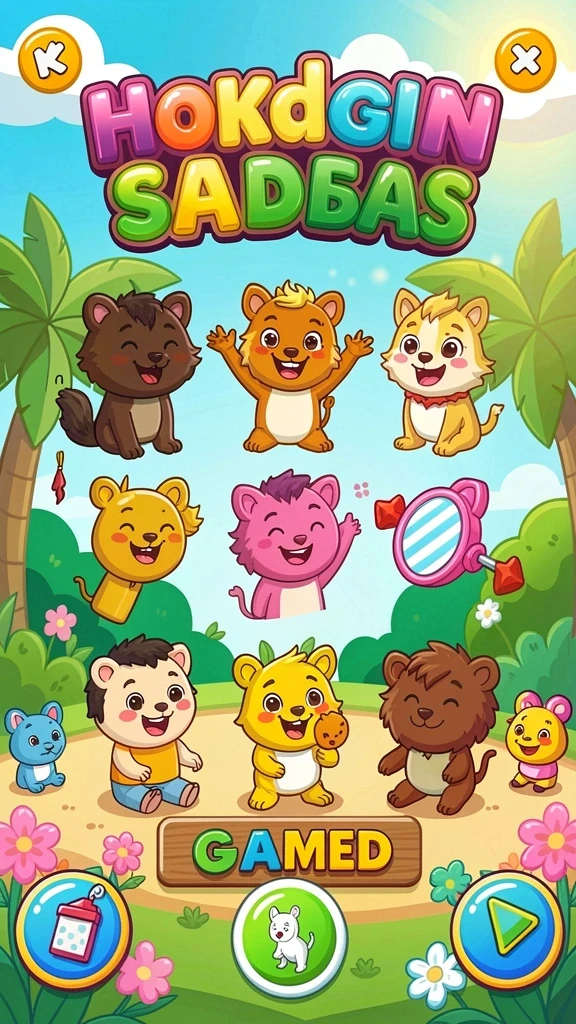 Tampilan awal game DENTOTO yang menawan.
