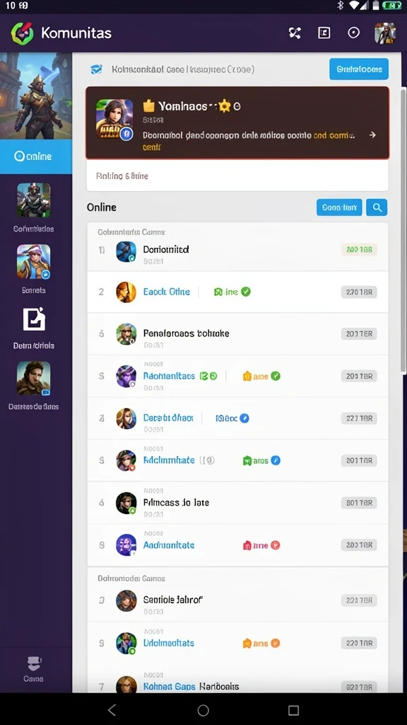 Fitur live draw untuk hasil pengundian langsung.