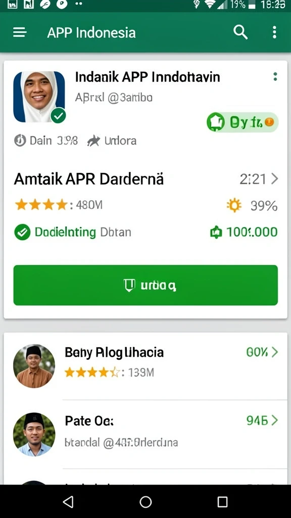 Tampilan utama yang menarik dan intuitif.