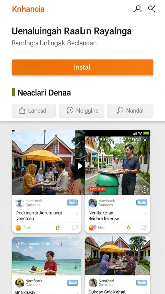 Tampilan antarmuka yang intuitif dan mudah digunakan.