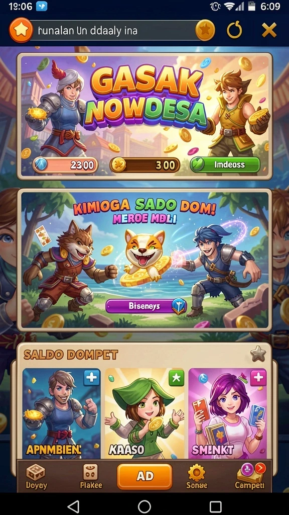 Tantangan harian yang menarik untuk diikuti.