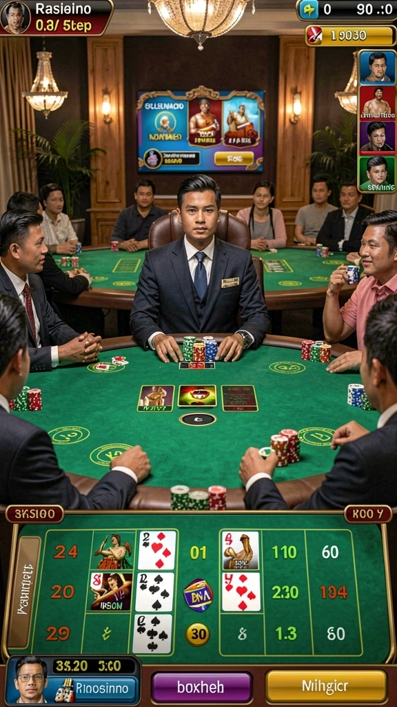 Menampilkan karakter utama dalam aksi penuh adrenalin.