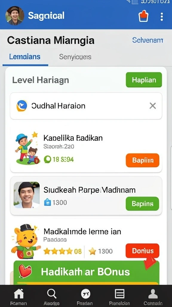 Tampilan antarmuka yang menarik dan mudah digunakan.