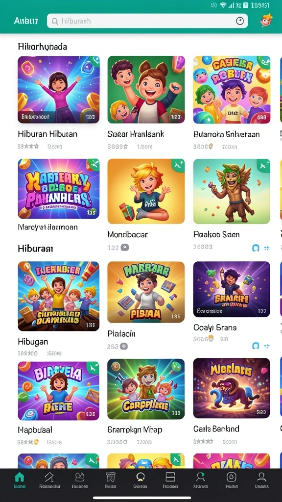 Menampilkan karakter utama dalam aksi menghebat.