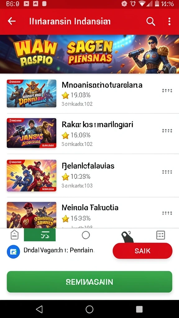 Karakter unik yang bisa dipilih oleh pemain.