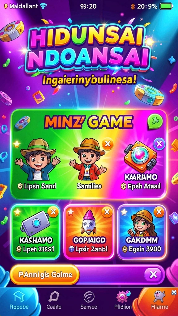 Tampilan antarmuka aplikasi yang menarik dan ramah pengguna.