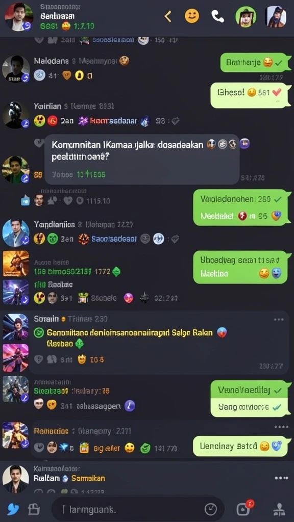 Komunitas aktif untuk berbagi strategi dan tips.