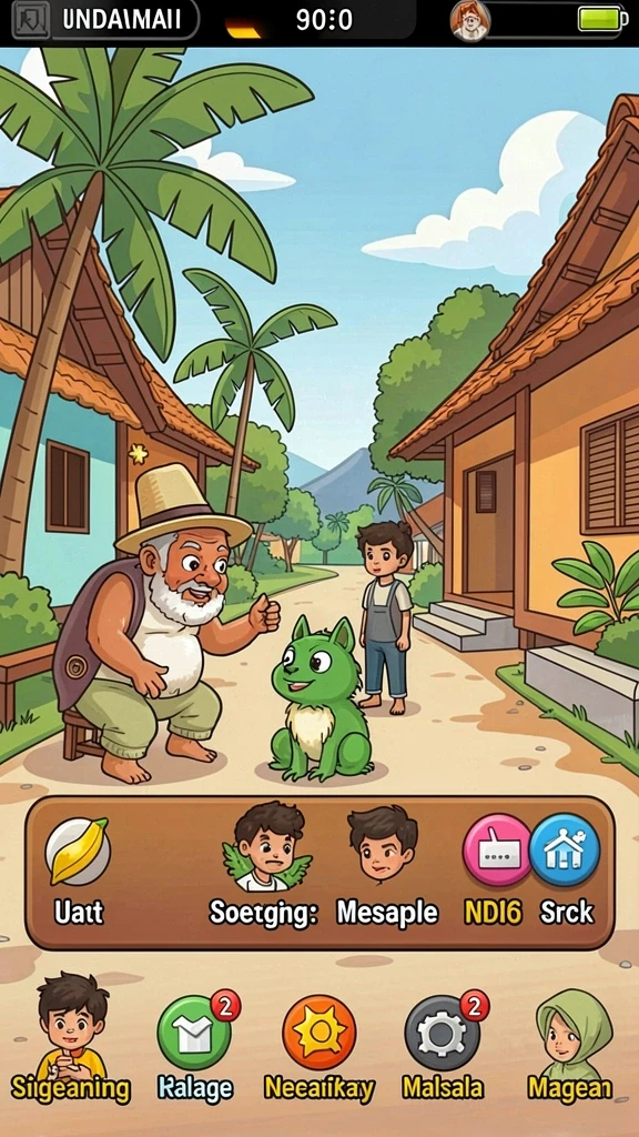 Tampilan mesin slot yang menarik dan berwarna-warni.