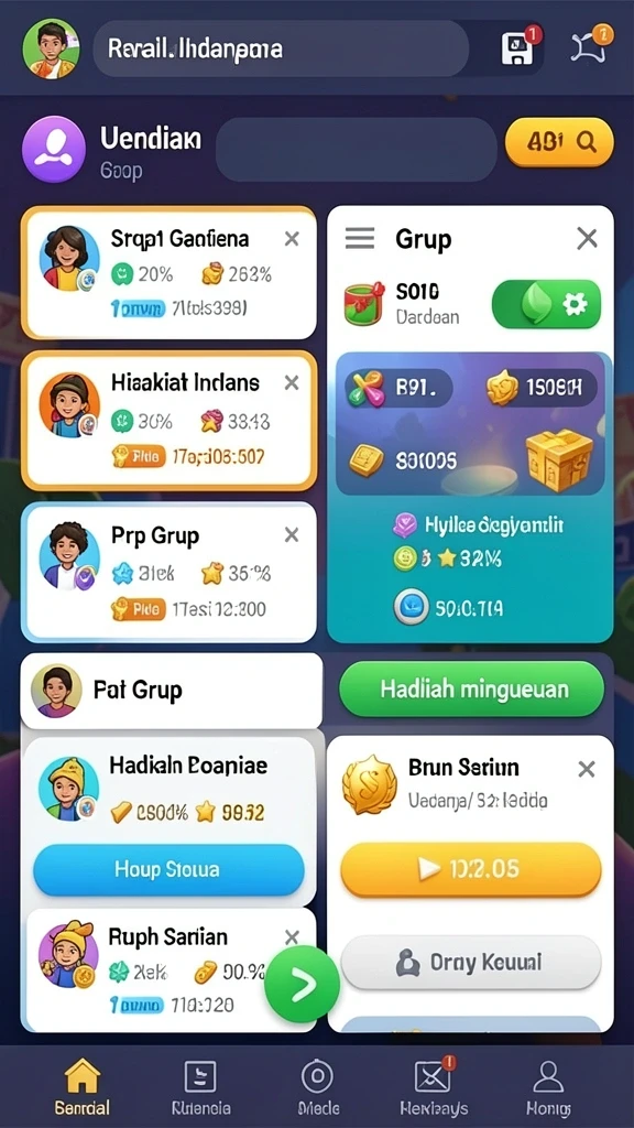 Fitur interaksi sosial yang memudahkan komunikasi antar pemain.