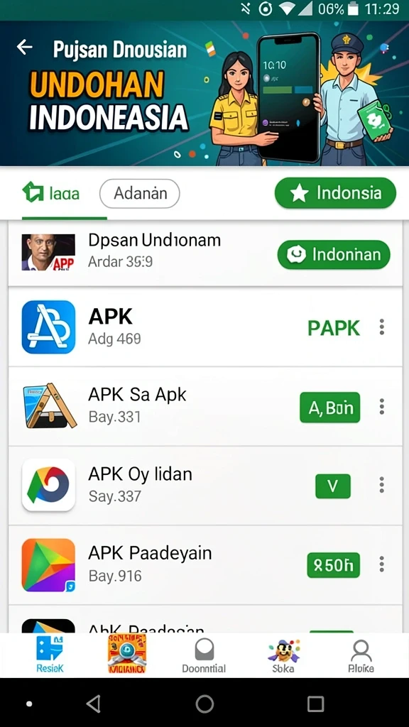Mode permainan yang menantang dan seru.