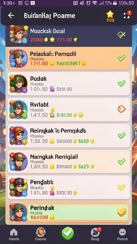 Berbagai karakter menarik siap untuk ditemui.
