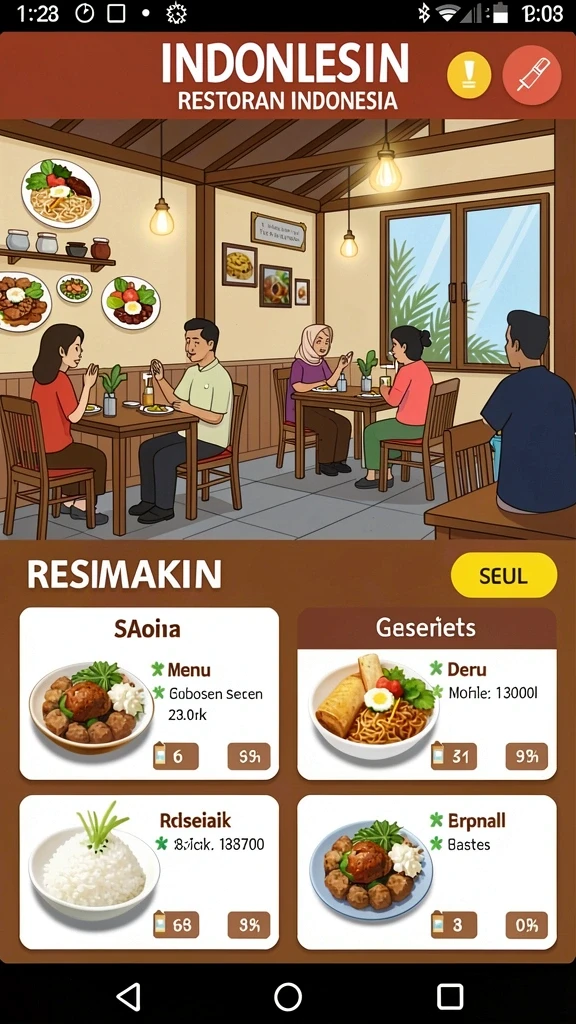 Scene penerbangan dengan misi seru.