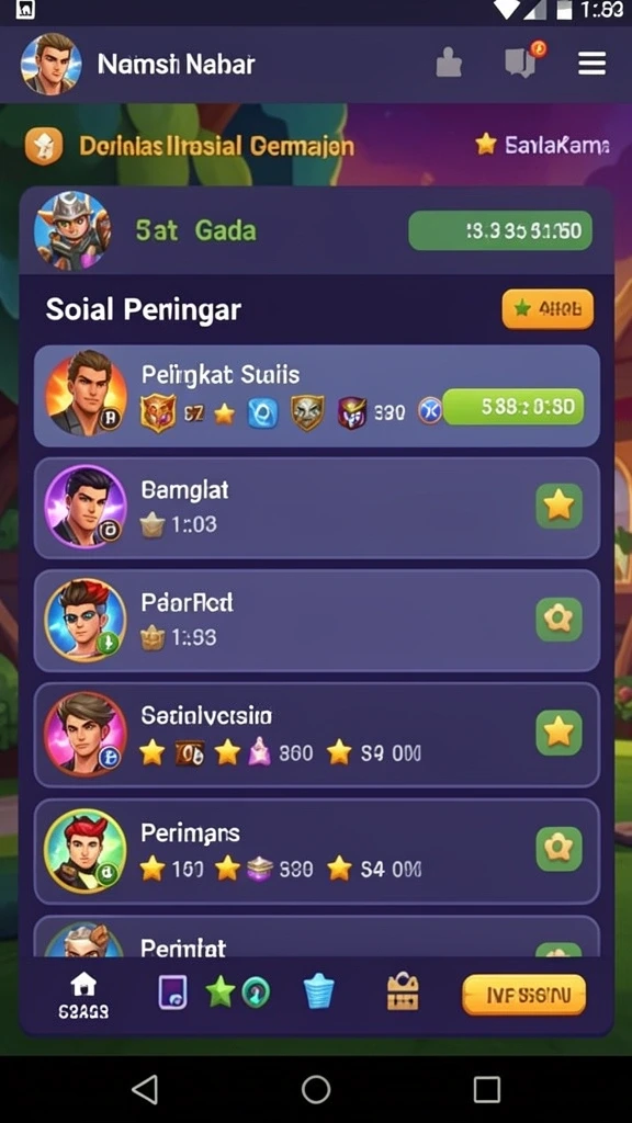 Antarmuka pengguna yang menarik dan mudah dinavigasi.