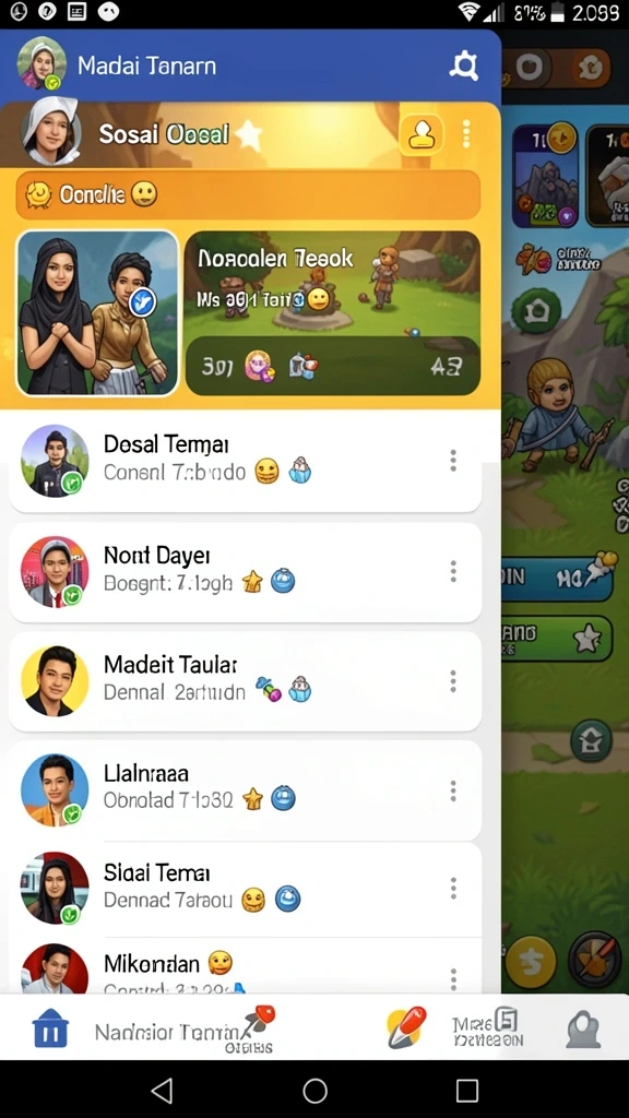 Screenshot menunjukkan karakter utama dalam aksi seru.