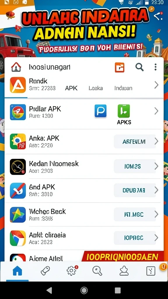 Screenshot menunjukkan interface permainan yang menarik.