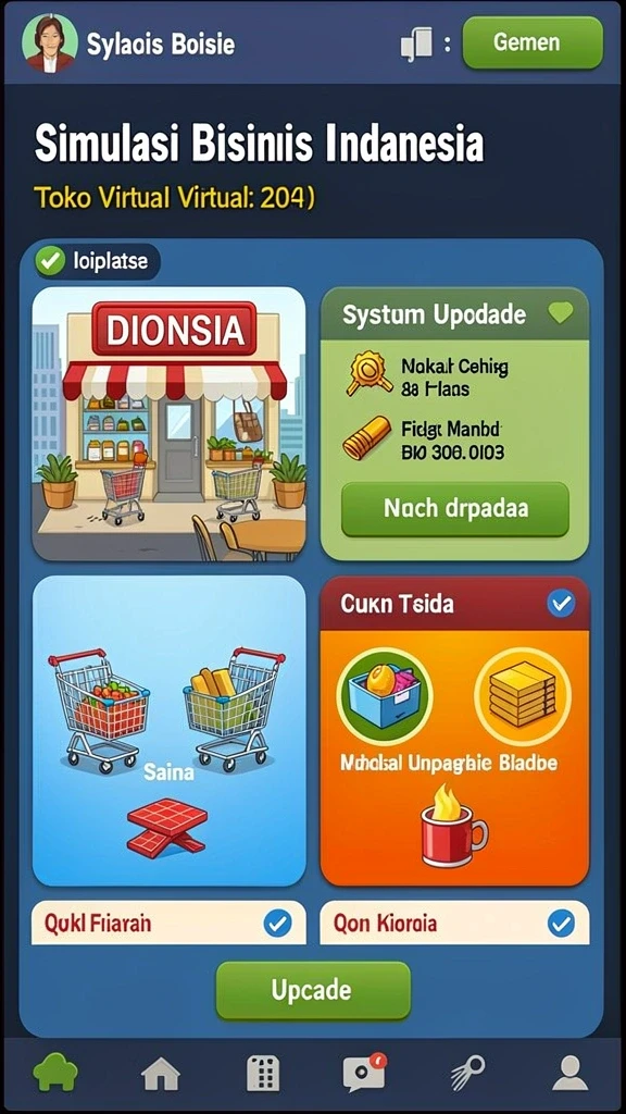 Desain karakter yang menarik dan unik.