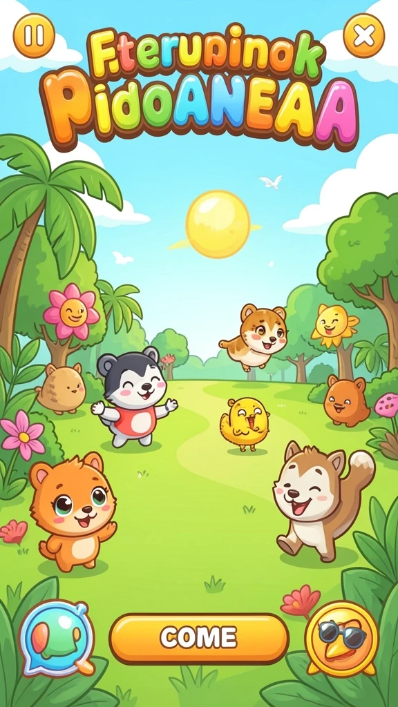 Tangkapan layar dari gameplay seru di langit.