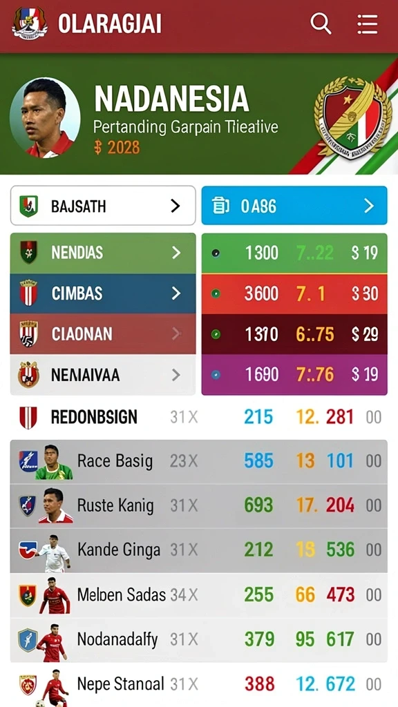 Karakter unik dengan kemampuan berbeda-beda.