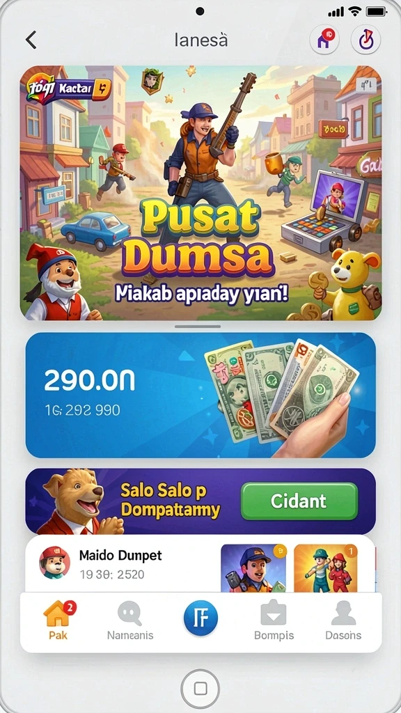 Tampilan antarmuka yang ramah pengguna dengan navigasi sederhana.