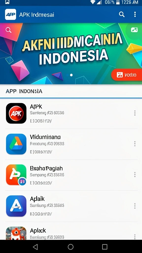 Tampilan awal aplikasi VM777 yang menarik.